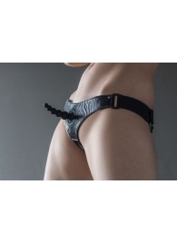 Черные трусики Better с анальной насадкой - 8 см. - Lola Games - купить с доставкой в Рязани