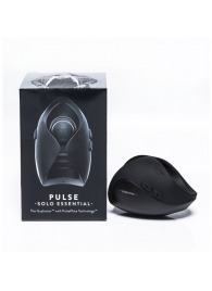 Черный инновационный мужской вибратор PULSE SOLO ESSENTIAL - Hot Octopuss - в Рязани купить с доставкой