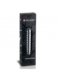 Рельефный фаллос для интенсивного электросекса Groovey George - 20 см. - MyStim - купить с доставкой в Рязани