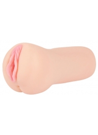 Телесный вибромастурбатор-вагина с рельефом EMILY AUTO - KOKOS - в Рязани купить с доставкой