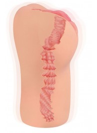 Телесный мастурбатор-вагина с рельефом BELLANA - KOKOS - в Рязани купить с доставкой