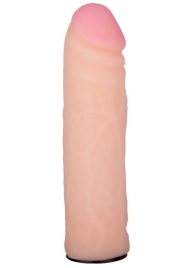 Пояс-трусики с насадкой Glamour Silver - 15,5 см. - LOVETOY (А-Полимер) - купить с доставкой в Рязани