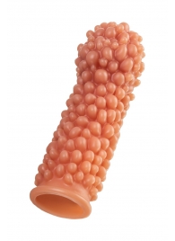 Телесная насадка с мягкими пузырьками - 16,5 см. - KOKOS - в Рязани купить с доставкой