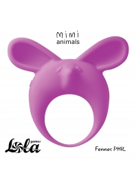 Фиолетовое эрекционное кольцо Fennec Phil - Lola Games - в Рязани купить с доставкой