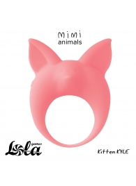 Оранжевое эрекционное кольцо Kitten Kyle - Lola Games - в Рязани купить с доставкой
