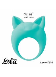 Зеленое эрекционное кольцо Lemur Remi - Lola Games - в Рязани купить с доставкой