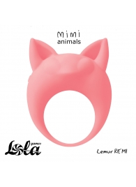 Оранжевое эрекционное кольцо Lemur Remi - Lola Games - в Рязани купить с доставкой