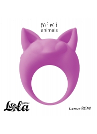 Фиолетовое эрекционное кольцо Lemur Remi - Lola Games - в Рязани купить с доставкой
