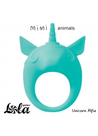 Зеленое эрекционное кольцо Unicorn Alfie - Lola Games - в Рязани купить с доставкой
