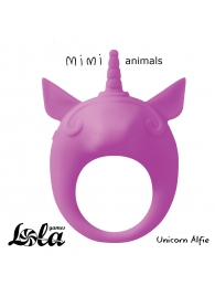 Фиолетовое эрекционное кольцо Unicorn Alfie - Lola Games - в Рязани купить с доставкой