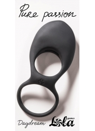 Черное эрекционное виброкольцо Daydream - Lola Games - в Рязани купить с доставкой