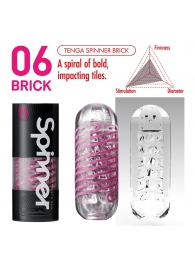Мастурбатор SPINNER Brick - Tenga - в Рязани купить с доставкой