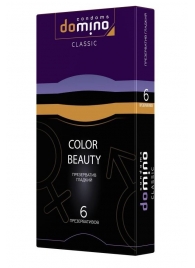 Разноцветные презервативы DOMINO Colour Beauty - 6 шт. - Domino - купить с доставкой в Рязани