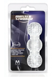 Прозрачный фигурный мастурбатор Master Stroker - Blush Novelties - в Рязани купить с доставкой
