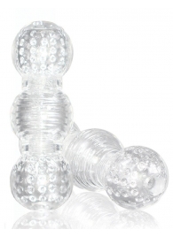 Прозрачный фигурный мастурбатор Master Stroker - Blush Novelties - в Рязани купить с доставкой