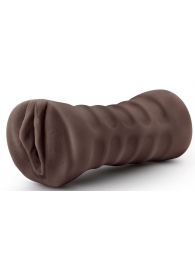 Коричневый мастурбатор-вагина Hot Chocolate Brianna - Blush Novelties - в Рязани купить с доставкой