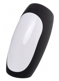 Черно-белый перезаряжаемый мастурбатор Erotist Hailstorm - Erotist Adult Toys - в Рязани купить с доставкой