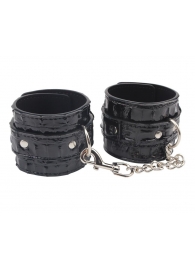 Черные наручники Surrender Wrist Restraints - Chisa - купить с доставкой в Рязани