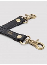 Черный фиксатор для манжет Bound to You Faux Leather Hogtie - Fifty Shades of Grey - купить с доставкой в Рязани