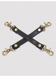 Черный фиксатор для манжет Bound to You Faux Leather Hogtie - Fifty Shades of Grey - купить с доставкой в Рязани