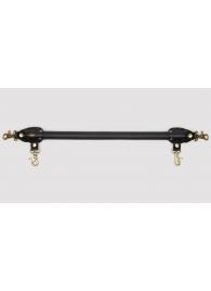 Черная распорка для ног Bound to You Faux Leather Spreader Bar - 50,8 см. - Fifty Shades of Grey - купить с доставкой в Рязани