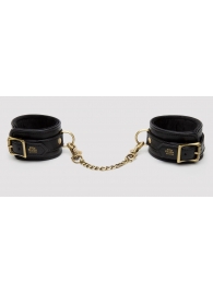 Черные оковы на ноги Bound to You Faux Leather Ankle Cuffs - Fifty Shades of Grey - купить с доставкой в Рязани