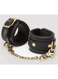 Черные наручники Bound to You Faux Leather Wrist Cuffs - Fifty Shades of Grey - купить с доставкой в Рязани