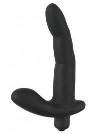 Черный вибромассажер простаты Naughty Finger Prostate Vibe - 13,8 см. - Orion - в Рязани купить с доставкой