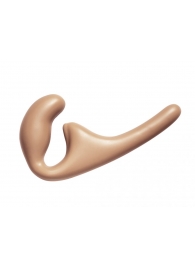 Бежевый безремневой страпон Seduction - 20,5 см. - Lola Games - купить с доставкой в Рязани