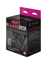 Черный пояс для насадок BEST CLASS STRAP - LOVETOY (А-Полимер) - купить с доставкой в Рязани