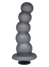 Черная насадка-елочка PLATINUM 6  - 17 см. - LOVETOY (А-Полимер) - купить с доставкой в Рязани