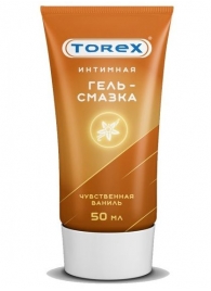 Смазка на водной основе TOREX  Чувственная ваниль  - 50 мл. - Torex - купить с доставкой в Рязани