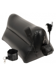 Надувная любовная подушка Portable Triangle Cushion с аксессуарами - Orion - купить с доставкой в Рязани