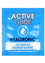 Лубрикант на водной основе Active Glide с гиалуроновой кислотой - 3 гр. - Биоритм - купить с доставкой в Рязани
