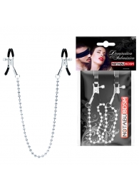 Оригинальные зажимы на соски с бусами - Notabu - купить с доставкой в Рязани