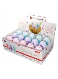 Набор из 15 мини-мастурбаторов Fantastic Egg Hard Boiled - Baile - в Рязани купить с доставкой