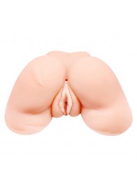 Телесная вибровагина Julie с 2 рабочими отверстиями - Baile - в Рязани купить с доставкой