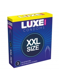 Презервативы увеличенного размера LUXE Royal XXL Size - 3 шт. - Luxe - купить с доставкой в Рязани
