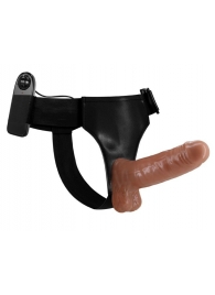 Страпон на трусиках с вибрацией Ultra Passionate Harness - 16 см. - Baile - купить с доставкой в Рязани