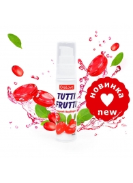 Гель-смазка Tutti-frutti со вкусом барбариса - 30 гр. - Биоритм - купить с доставкой в Рязани