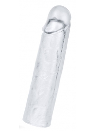 Прозрачная насадка-удлинитель Flawless Clear Penis Sleeve Add 1 - 15,5 см. - Lovetoy - в Рязани купить с доставкой