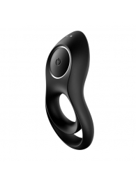 Черное эрекционное виброкольцо Legendary Duo - Satisfyer - в Рязани купить с доставкой