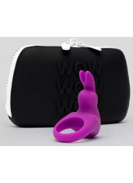 Фиолетовое эрекционное виброкольцо Happy Rabbit Cock Ring Kit - Happy Rabbit - в Рязани купить с доставкой