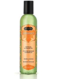 Массажное масло Naturals Tropical Mango с ароматом манго - 236 мл. - Kama Sutra - купить с доставкой в Рязани