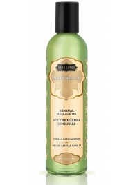 Массажное масло Naturals Vanilla Sandalwood с ароматом ванили и сандала - 236 мл. - Kama Sutra - купить с доставкой в Рязани