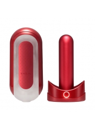 Красный мастурбатор Flip Zero Red   Warmer с подогревом - Tenga - в Рязани купить с доставкой