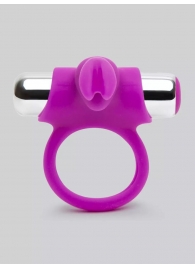 Лиловое виброкольцо с пультом ДУ Remote Control Cock Ring - Happy Rabbit - в Рязани купить с доставкой