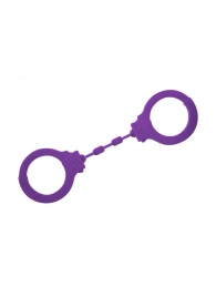 Фиолетовые силиконовые поножи Limitation - Lola Games - купить с доставкой в Рязани
