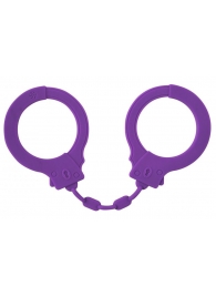 Фиолетовые силиконовые поножи Limitation - Lola Games - купить с доставкой в Рязани