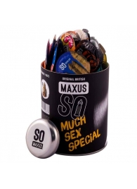 Текстурированные презервативы в кейсе MAXUS So Much Sex - 100 шт. - Maxus - купить с доставкой в Рязани